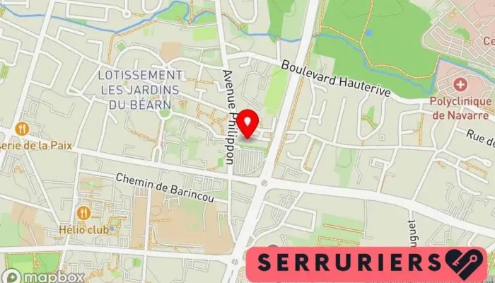 carte de michel-ange-serrurerie Serrurier à Pau
