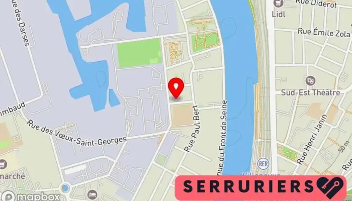 carte de Milskey Service de serrurerie d'urgence, Fournisseur de portes, Fournisseur de serrures, Serrurier, Fournisseur de fenêtres à Villeneuve-le-Roi