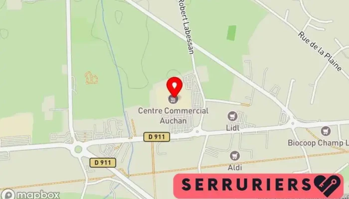 carte de Mister Minit Bias Auchan Cordonnier, Graveur, Service de reproduction de clés, Imprimeur, Boutique de tampons en caoutchouc à Bias