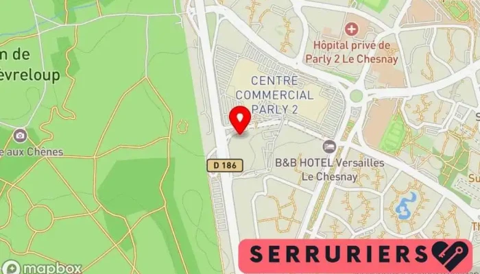 carte de MISTER MINIT LE CHESNAY Cordonnier, Graveur, Service de reproduction de clés, Service de réparation de téléphones, Imprimeur, Boutique de tampons en caoutchouc, Horlogerie à Le Chesnay-Rocquencourt
