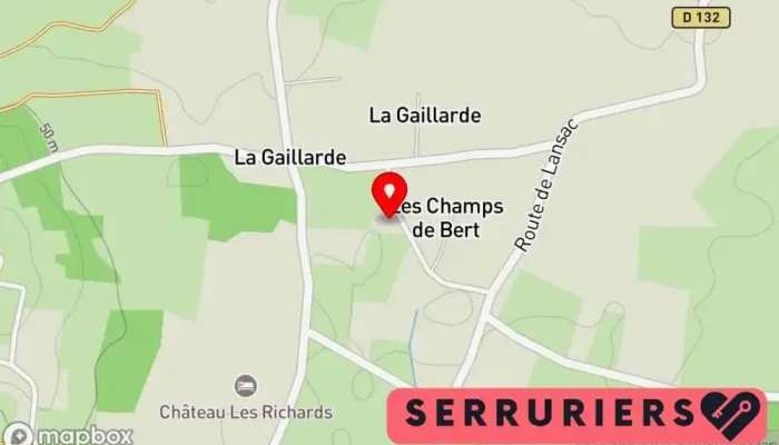 carte de msc33 Serrurier à Mombrier