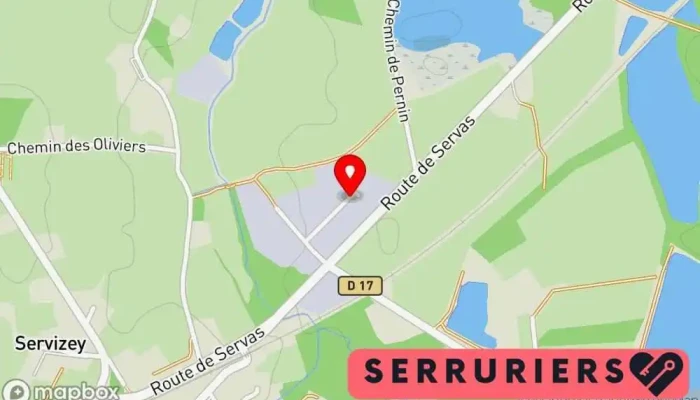 Msr Sas -  Carte - Saint-paul-de-varax