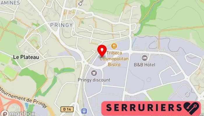 Multisecu -    Serrurier Annecy 2424 Carte - Annecy