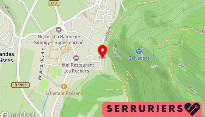 Obd -  Carte - La Balme-de-sillingy