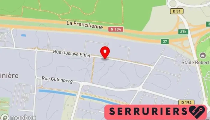 carte de Ouverture Serrurerie Saliou Serrurier à Bondoufle
