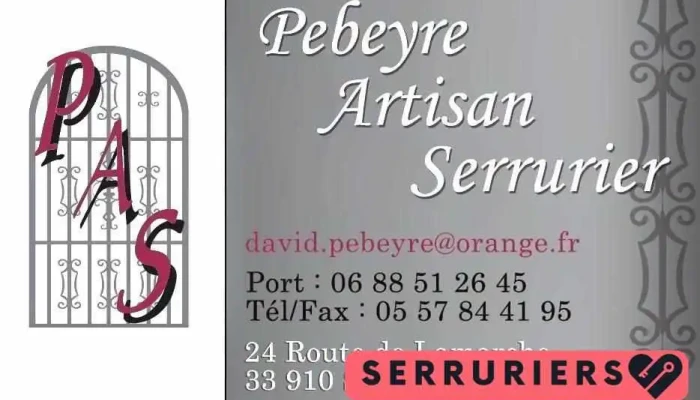 Pebeyre Artisan Serrurier Metallier Ferronnier Tolerie Tout - Saint-denis-de-pile