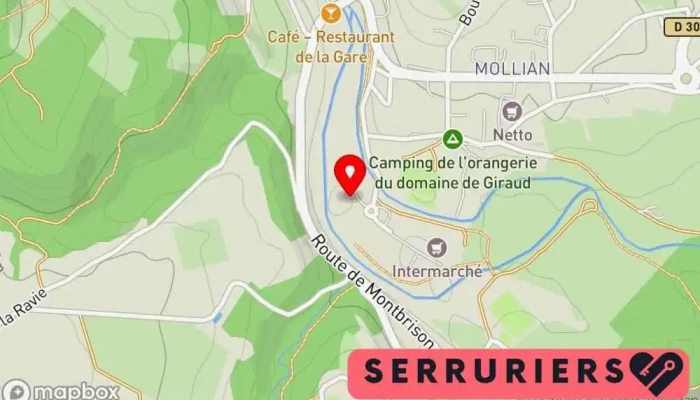 Perret Sarl -  Carte - Boën-sur-lignon