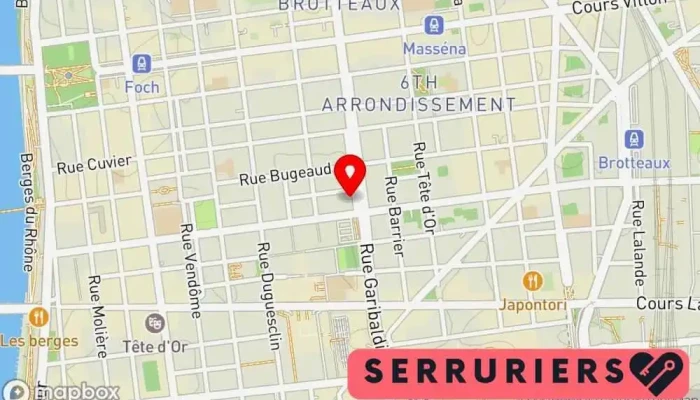 Picard Serrures Lyon -  Carte - Lyon
