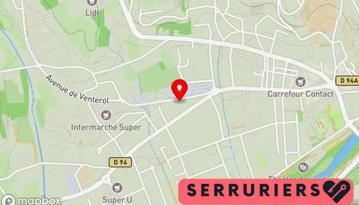 Provence Serrure -  Carte - Nyons
