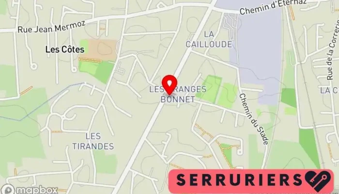 Quincaillerie Bernard -  Carte - Péronnas