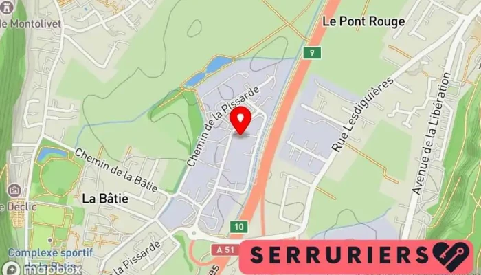 Ravix Tuyauterie Serrurerie -  Carte - Claix