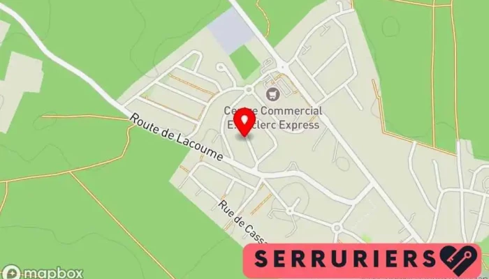 carte de RCM Sarl Maçon, Chauffagiste, Plombier à Linxe