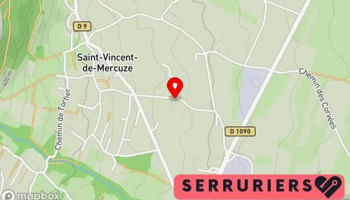 Rdemoussage Carte - Saint-vincent-de-mercuze