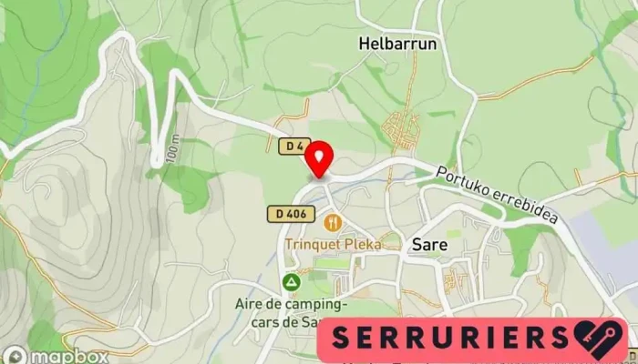 carte de Sare  à Sare