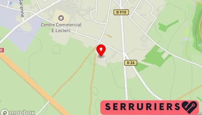 carte de SARL CEZAM FERMETURE Menuisier, Installateur de systèmes de sécurité à Ruffec
