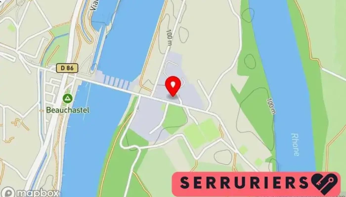 Sarl Drome Ardeche Serrurerie -  Carte - Beauchastel