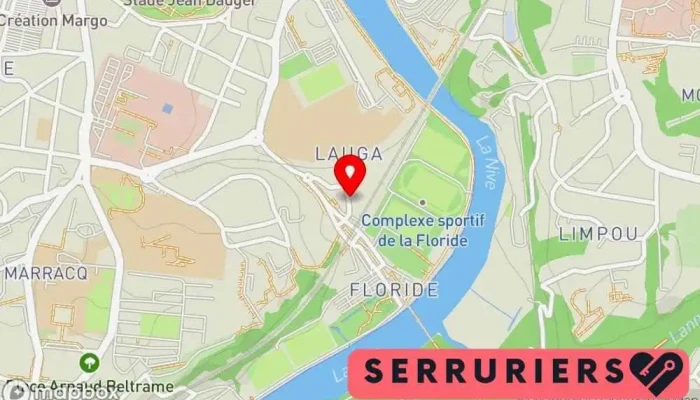 carte de Sarl Joanteguy Serrurier à Bayonne