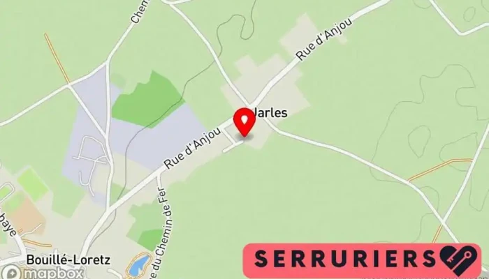 carte de Sarl Noirault Entreprise de terrassement à Loretz-d'Argenton