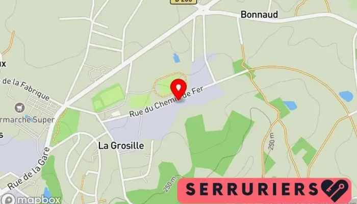 carte de SARL SOFER Atelier de métallerie à Rochechouart