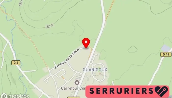 Sas Geder Chanut -  Carte - Jussac