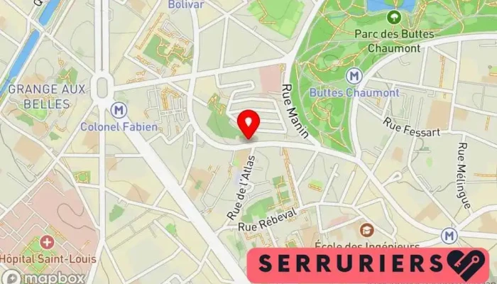 Securier Serrures Et Cylindres Carte - Paris