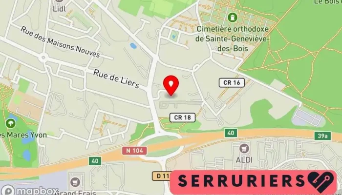 carte de Securite Confort Da Silva Serrurier à Sainte-Geneviève-des-Bois