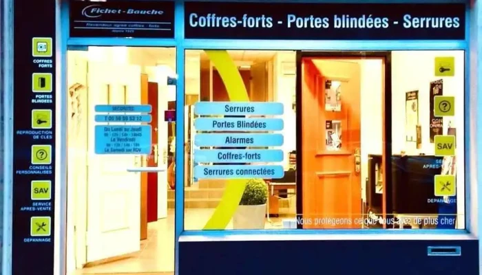 Securitec Fichet Porte blindée Coffre Fort Fichet Bauche Serrures de Sécurité - Bayonne