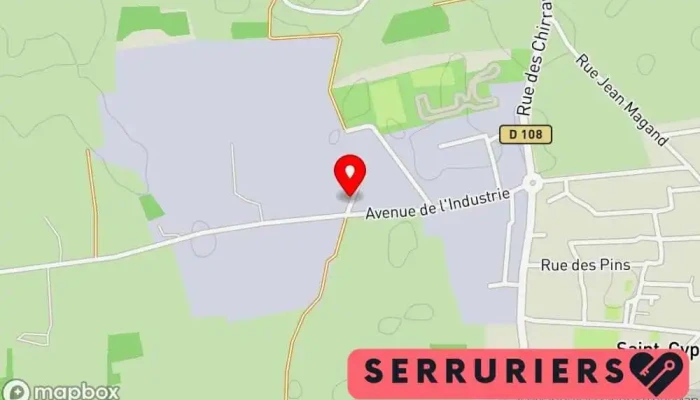 Serrurerie Damon -  Carte - Saint-cyprien