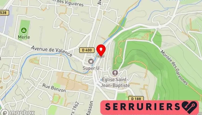 Serrurerie De Chabeuil -  Carte - Chabeuil
