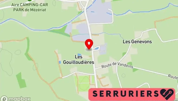 Serrurerie Des Frachets -  Carte - Mézériat