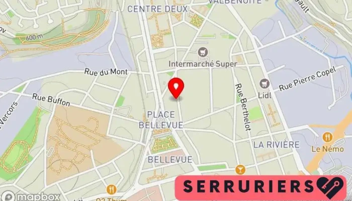 Serrurerie Du Mont -  Carte - Saint-étienne
