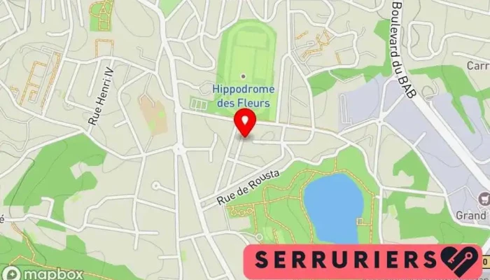 carte de Serrurerie Gamundi Serrurier à Biarritz