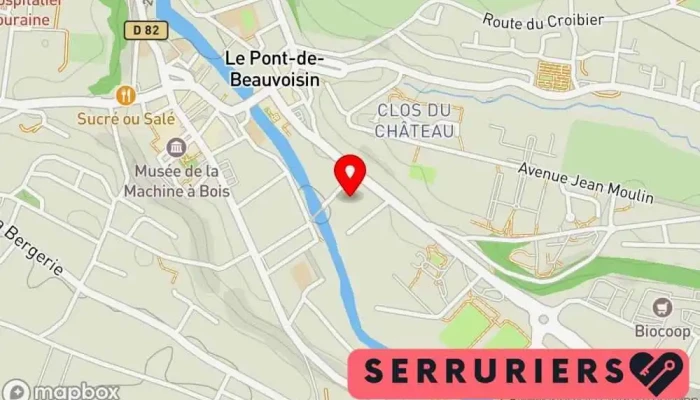 Serrurerie Krystian -  Carte - Le Pont-de-beauvoisin