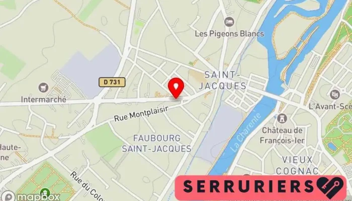 carte de Serrurerie Locatelli Serrurier à Cognac