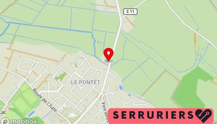 carte de Serrurerie Metallerie Serrurier à Saujon