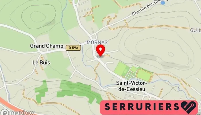 Serrurerie Metallerie Dauphinoise -  Carte - Saint-victor-de-cessieu