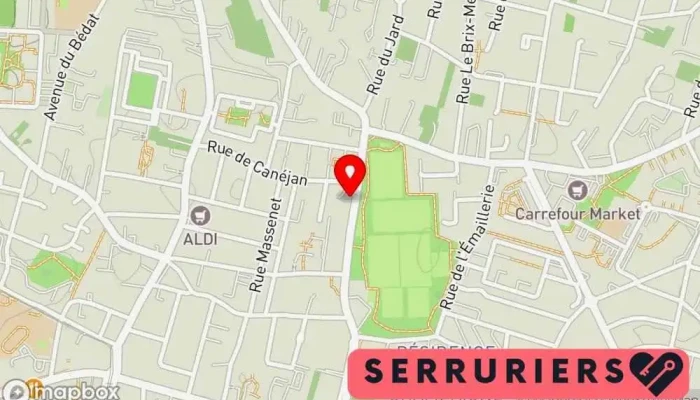 carte de Serrurerie-Métallerie Péré Serrurier à Mérignac