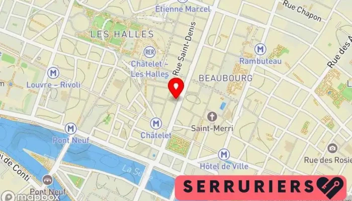 Serrurerie Net Eclair -  Carte - Paris