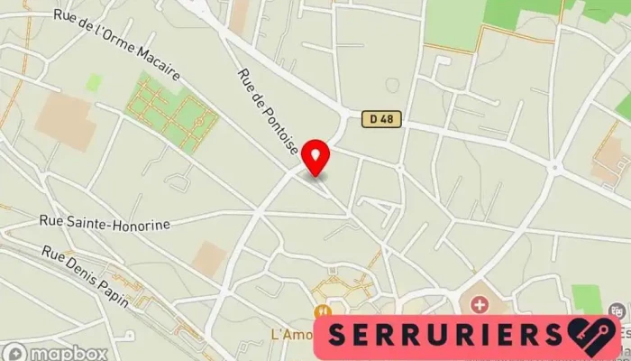 carte de SERRURERIE PERRET - Picard Serrures Serrurier à Herblay-sur-Seine