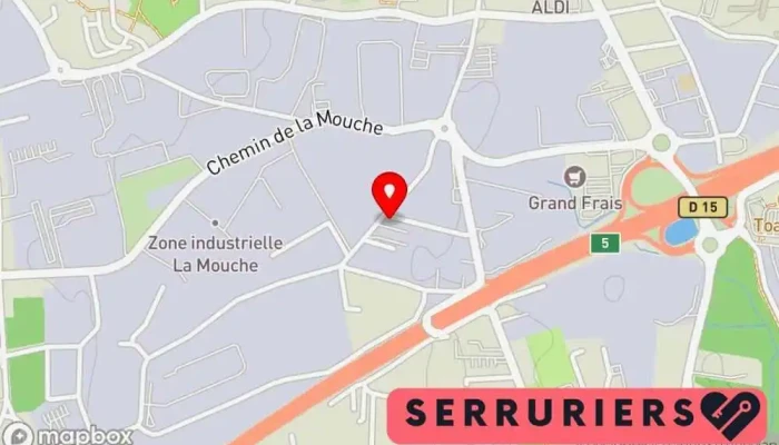 Serrurerie Vivier -  Carte - Irigny