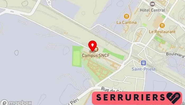 Serrurier -    Domeo Services Depannage Serrurier -  A Lyon Carte - Saint-priest
