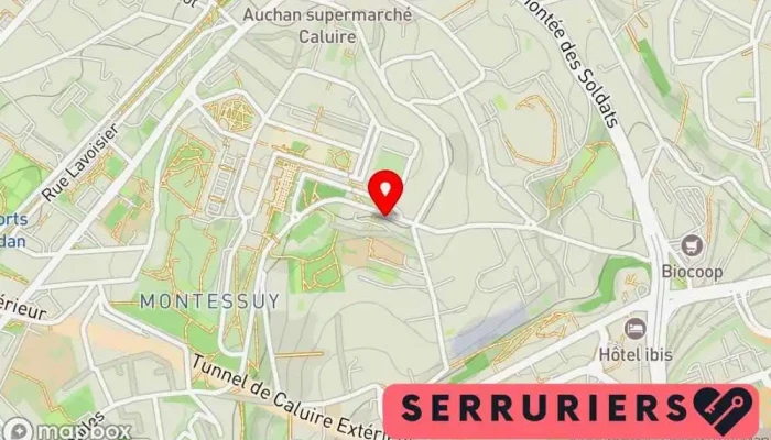 Serrurier Caluire -  Et Cuire Carte - Caluire-et-cuire