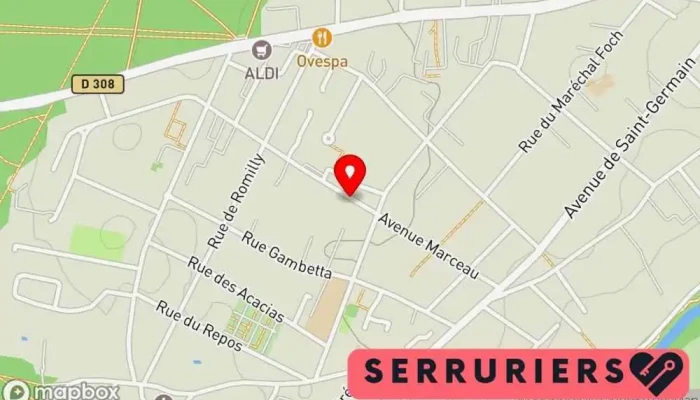 carte de Serrurier Locksmith Le Roi Serrurier à Le Mesnil-le-Roi