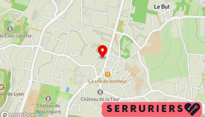 Serrurier Saint -  Genis Laval Carte - Saint-genis-laval