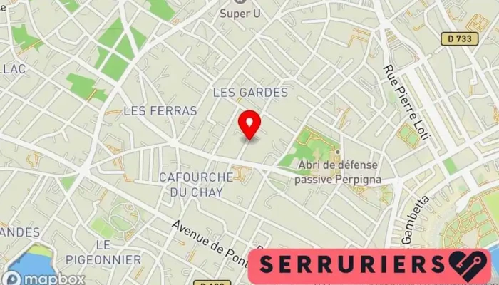 carte de Serrurrerie R. Lionnet EURL Serrurier, Fournisseur de fenêtres à Royan