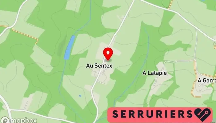 carte de S.F.M. DU SENTEX Serrurier à Panjas