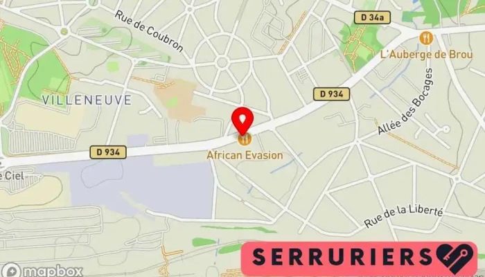 carte de Sgc Porte Blindée  à Brou-sur-Chantereine