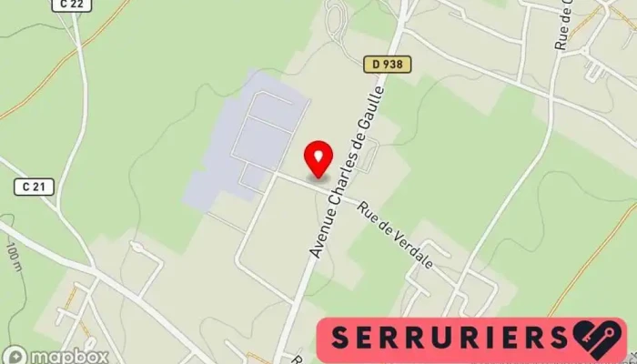 carte de SLN SERRURERIE METALLERIE Atelier de métallerie à Saint-Maixent-l'École