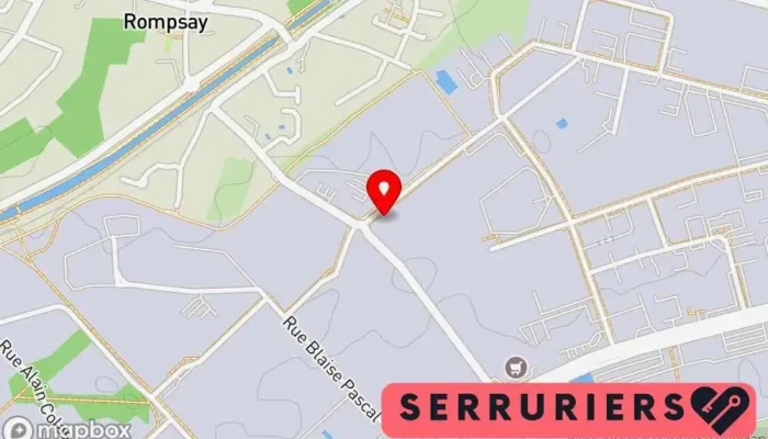 carte de STS3 Serrurier à Périgny