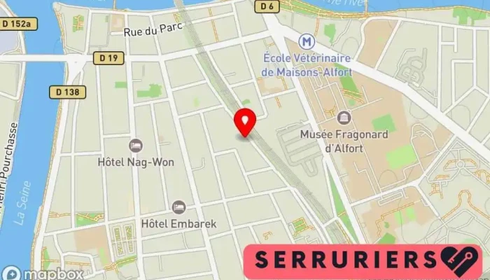 carte de SVA Sadavoi Serrurier, Vitrier à Alfortville